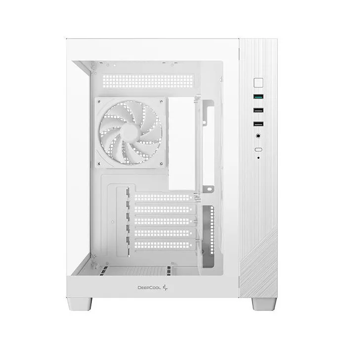 Deepcool CG330 Boîtier PC Mini Tour Micro-ATX 3 Ventilateurs ARGB Blanc