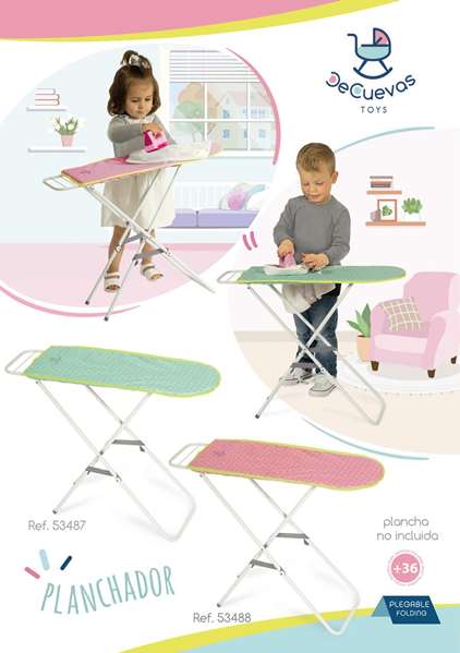 Decuevas - Table à repasser jouet pour enfant dès 3 ans (montage nécessaire)