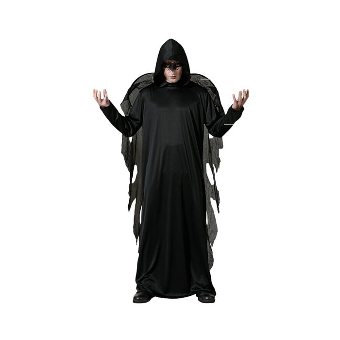 BigBuy Carnival Déguisement Ange Noir avec Ailes pour Homme Adulte M-L
