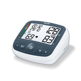 Beurer BM-40 Tensiomètre de bras avec grand écran LCD, mesure pression artérielle et arythmie, testé cliniquement ESH