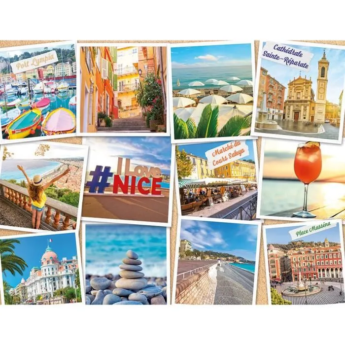 Ravensburger 12001613 - Puzzle 2000 Pièces Nice Côte d'Azur, Collection Urbain, France, pour Adultes et Enfants à partir de 14 ans Ravensburger 12001613 - Puzzle 2000 Pièces Nice Côte d'Azur, Collection Urbain, France, pour Adultes et Enfants à partir de 14 ans