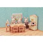 Sylvanian Families - Figurines miniatures et meubles - Set complet de salle à manger - Série Les Meubles et Accessoires