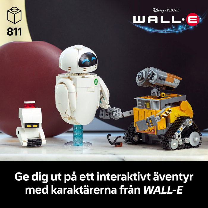 Lego Disney et Pixar 43279 WALL-E et EVE - Set de Construction