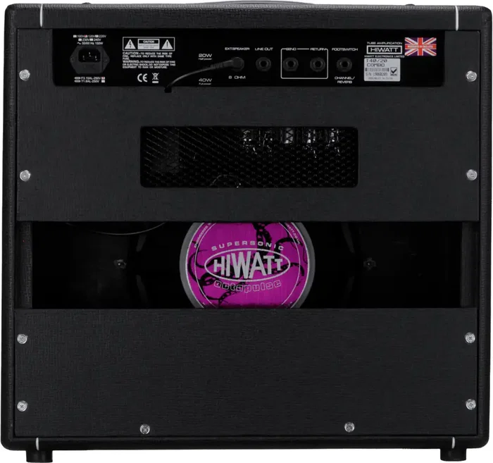 HIWATT Ampli Guitare Combo Tube 1x12" 20W/40W