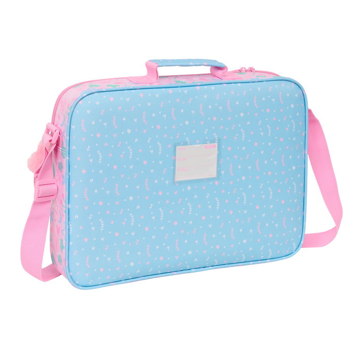 Cartable d'école BlackFit8 Smile Rose Bleu clair 38 x 28 x 6 cm Cartable d'école BlackFit8 Smile Rose Bleu clair 38 x 28 x 6 cm