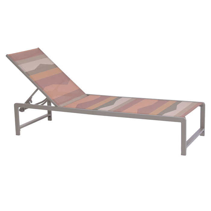 Chaise longue Home ESPRIT Vert Multicouleur 195 X 61 X 85 CM