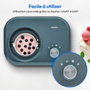 MEDION Machine à glace MD 10169, Bleu, 1 L