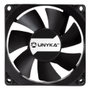 Unykach Ventilateur de boîtier Unyka 80mm 80x80x25mm Double Billes 4 Pin