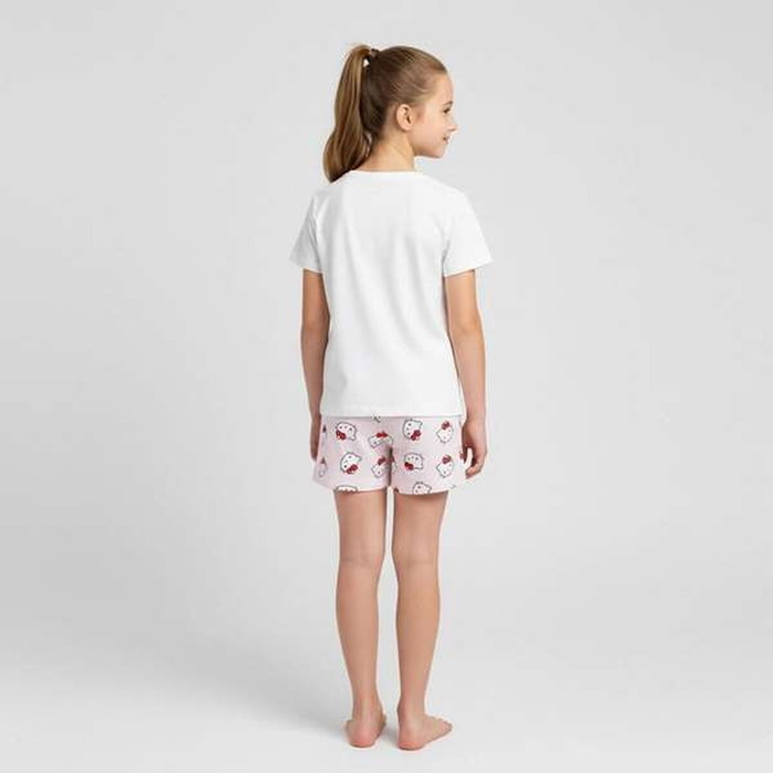 Pyjama Enfant Hello Kitty Blanc