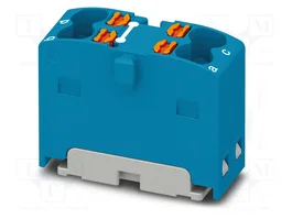 PHOENIX CONTACT PTFIX 4X1,5 BU Connecteur pour rail bleu