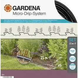 Gardena Kit complet d'arrosage goutte à goutte Micro-Drip Taille S - Système auto-nettoyant, ligne jusqu'à 100 m, Réf. 13010-20