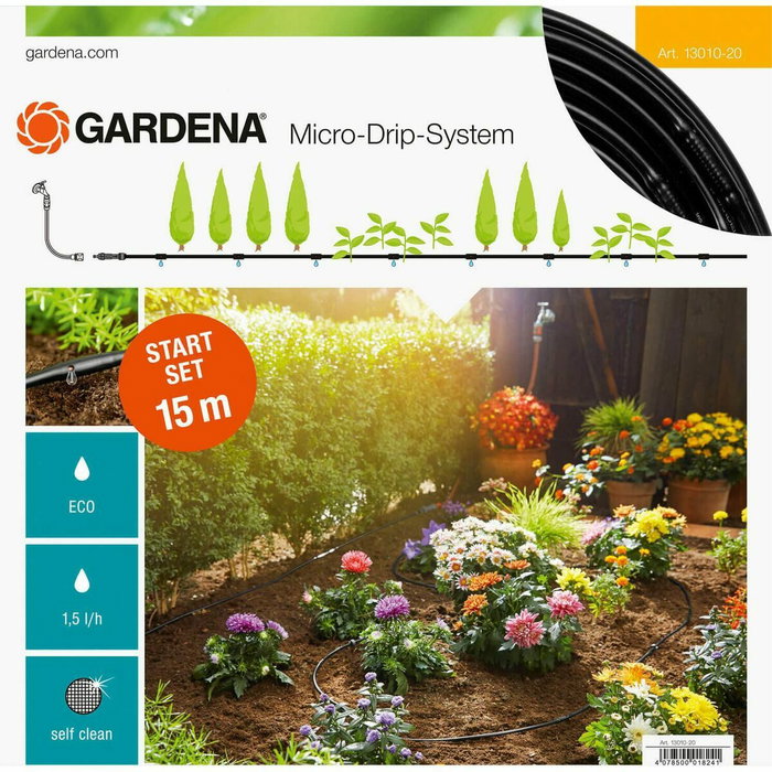 Gardena Kit complet d'arrosage goutte-à-goutte Micro-Drip® taille S