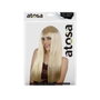 Perruque longue lisse blonde avec frange de 60 cm