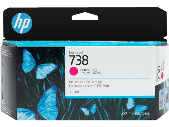 HP HP 738 Cartouche d'encre Magenta 130ml