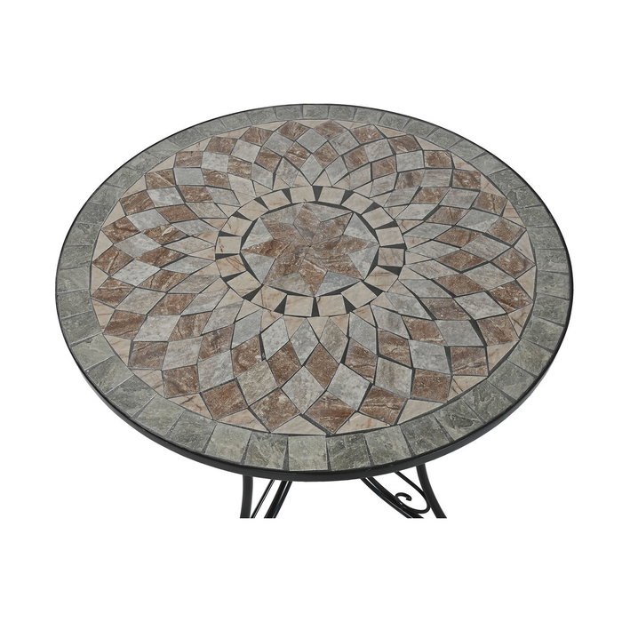 Home ESPRIT Table d'appoint Noir Multicouleur Home ESPRIT Table d'appoint Noir Multicouleur