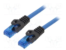LOGILINK Cordon de raccordement Patch cord U/UTP Cat 6a bleu 30m RJ45