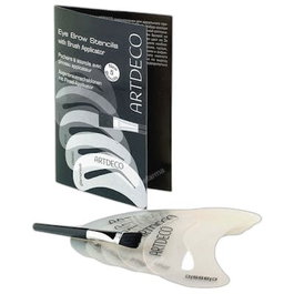 ARTDECO Set de pochoirs pour sourcils avec brosse applicatrice