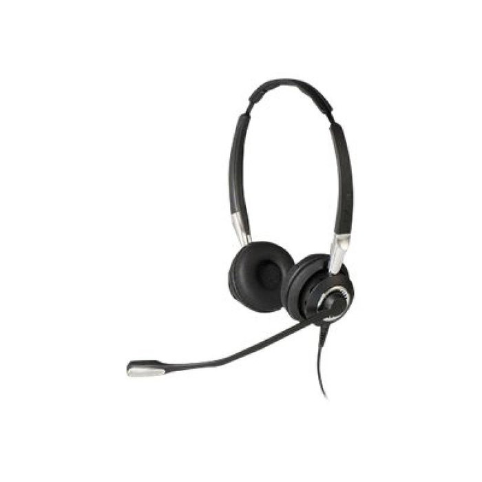 Jabra BIZ 2400 II QD Duo NC Micro-casque Binaural Noir/Argent Jabra BIZ 2400 II QD Duo NC Micro-casque Binaural Noir/Argent