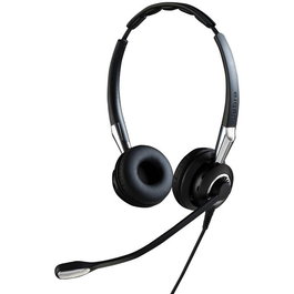 Jabra Biz 2400 II QD Duo - Micro-casque téléphonique professionnel à double écouteur avec déconnexion rapide, audio HD et confort optimal