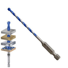 WOLFPACK LINEA PROFESIONAL Broca Universelle Hexagonale 4,0 mm