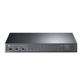 TP-LINK Switch Gigabit 8 Ports PoE+ TL-SL1311MP, Gestionable, Montage Rack, Noir