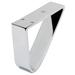 Q&Q Pied Métallique Tara H115 Chrome 11,5 cm