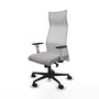 Piqueras y Crespo Chaise de Bureau Albacete Gris clair et Blanc