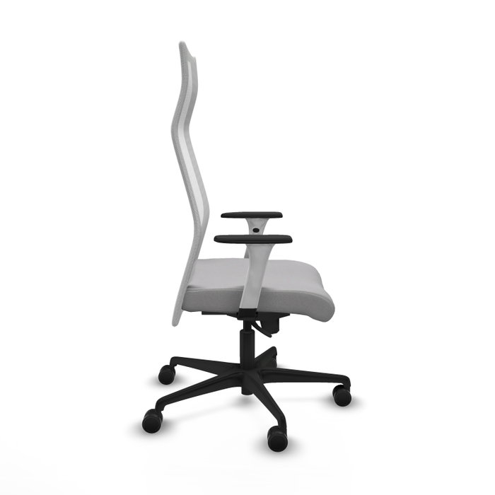 Piqueras y Crespo Chaise de Bureau Albacete Gris clair et Blanc