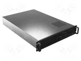 LANBERG Boîtier de serveur Rack 19 pouces 2U Noir