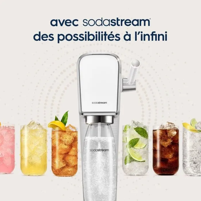 Sodastream - Lot de 6 concentrés Grenadine sans sucres - 440 ml - Préparez jusqu'à 54L de boissons - Pour machine à eau pétillante
