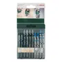 Bosch T 101 B, T 144 D, T 119 BO, T 118 A, T 127 D - Lot de 10 Lames de Scie Sauteuse en HSS bimétal pour Bois et Métal - Garantie 2 Ans