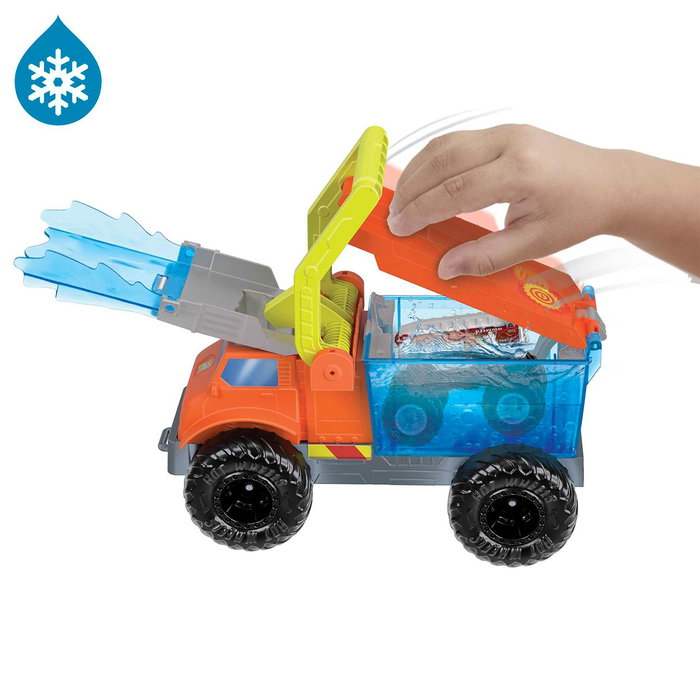 Hot Wheels Monster Trucks Arena Smasher 5 Alarm Color Shifters Hpn73 - Jeu de changement de couleur - Multilingue - +3 ans
