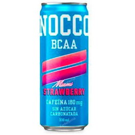 NOCCO BCAA Boisson Énergisante Miami Fraise 330 ml