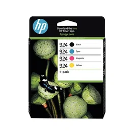 HP Pack de 4 cartouches d'encre 924 (6C3Z1NE) - Noir, Cyan, Jaune, Magenta