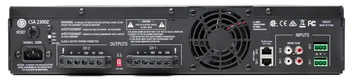 JBLPRO Amplificateur Audio DriveCore 2x300W 2 Canaux avec Entrée RCA et Sortie 70/100V – Réf. CSR-V