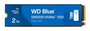 Western Digital WD Blue SN5000 SSD NVMe 2TB, M.2 2280, PCIe Gen4 x4, pour créateurs et professionnels