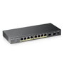 Zyxel GS1100-10HP v2 Switch non géré 8 ports Gigabit PoE + 2 SFP, 130W, noir