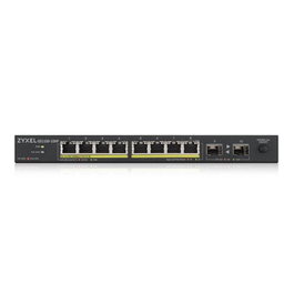 Zyxel GS1100-10HP v2 Switch non géré 8 ports Gigabit PoE + 2 SFP, 130W, noir