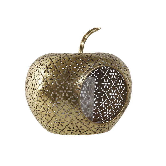 Home ESPRIT Bougeoir Doré Métal Verre 14 x 14 x 13 cm Home ESPRIT Bougeoir Doré Métal Verre 14 x 14 x 13 cm