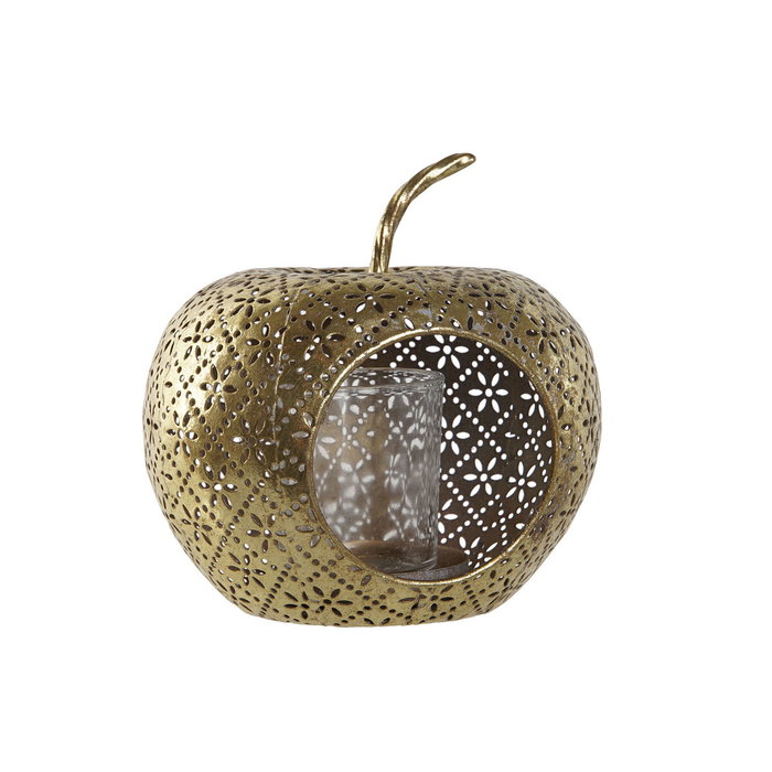 Home ESPRIT Bougeoir Doré Métal Verre 14 x 14 x 13 cm Home ESPRIT Bougeoir Doré Métal Verre 14 x 14 x 13 cm