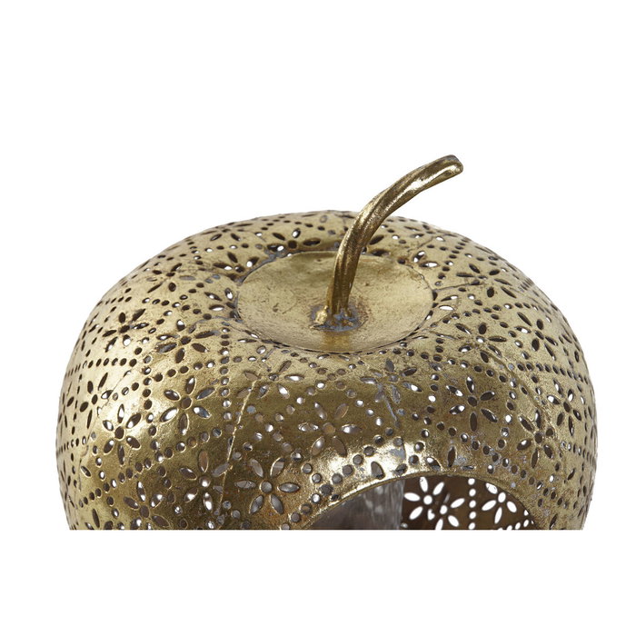 Home ESPRIT Bougeoir Doré Métal Verre 14 x 14 x 13 cm Home ESPRIT Bougeoir Doré Métal Verre 14 x 14 x 13 cm