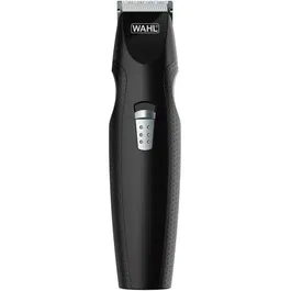 Wahl Tondeuse à barbe Mustache & Beard - Tondeuse barbe et moustache avec 5 positions de coupe, 3 guides et accessoires - Noir