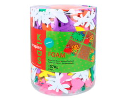 Innspiro Kit de formes d'insectes et d'animaux aquatiques en EVA, 1070 pièces