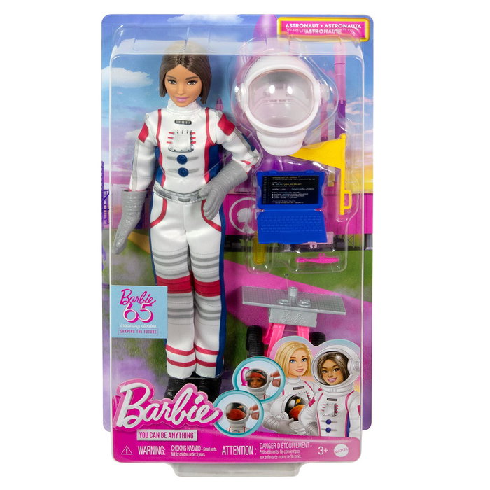 Barbie Astronaute Mattel - Muñeca Tú Puedes Ser Astronauta Hrg45 - Poupée avec Rover et Accessoires, Langues Multilingues, 3+ Barbie Astronaute Mattel - Muñeca Tú Puedes Ser Astronauta Hrg45 - Poupée avec Rover et Accessoires, Langues Multilingues, 3+