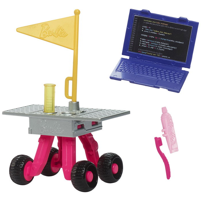 Barbie Astronaute Mattel - Muñeca Tú Puedes Ser Astronauta Hrg45 - Poupée avec Rover et Accessoires, Langues Multilingues, 3+ Barbie Astronaute Mattel - Muñeca Tú Puedes Ser Astronauta Hrg45 - Poupée avec Rover et Accessoires, Langues Multilingues, 3+
