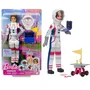 Mattel Barbie Astronaute - Coffret 65ème Anniversaire avec Poupée, 10 Accessoires, Véhicule et Ordinateur Portable - Jouet pour Enfants 3 Ans et Plus