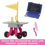 Mattel Barbie Astronaute - Coffret 65ème Anniversaire avec Poupée, 10 Accessoires, Véhicule et Ordinateur Portable - Jouet pour Enfants 3 Ans et Plus