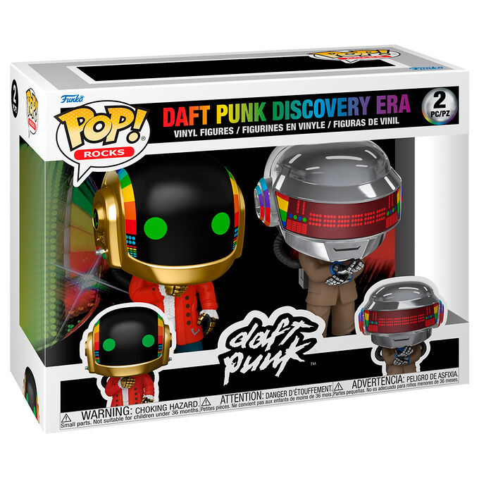 Funko Daft Punk pack 2 POP! Rocks Vinyl figurines Discovery