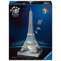 Ravensburger Puzzle 3D Iconics - Tour Eiffel illuminée avec LED