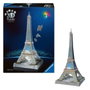 Ravensburger Puzzle 3D Iconics - Tour Eiffel illuminée avec LED
